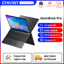 CHUWI GemiBook Pro 14inch 2K Screen 8GB RAM 256GB SSD Laptop Intel Gemini lake J4125 Quad Core  Windows 10 With backlit keyboard