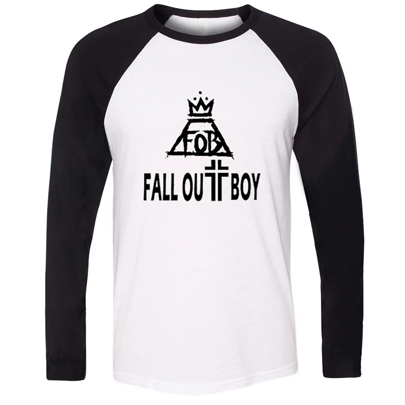 Осенняя футболка для мальчиков с принтом в виде ФОБ рок-группы черной вуалью