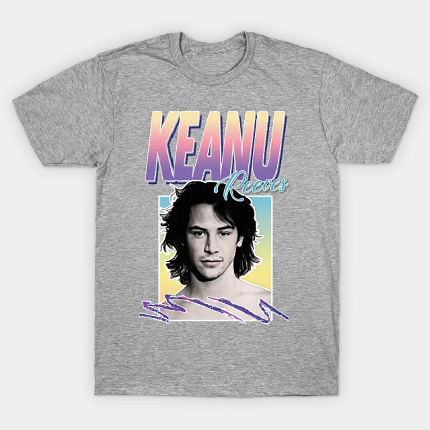 Keanu Ривз 90s Стиль d эстетический дизайн футболка Keanu Ривз футболка billandted reddit хипстер tumblr стиль Джон Вик девушка
