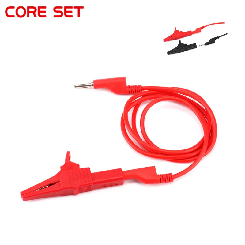 4ps 4 мм тестовая линия силиконовая вилка типа банан для 55 мм/85 HV зажимы челюстного