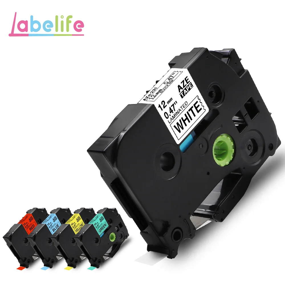 Labelife tze231 лента 1 шт. совместимый Brother PTouch для PT-D210 принтер этикеток 12 мм TZe 231 431 TZe TZ231 TZe-231 производитель этикеток
