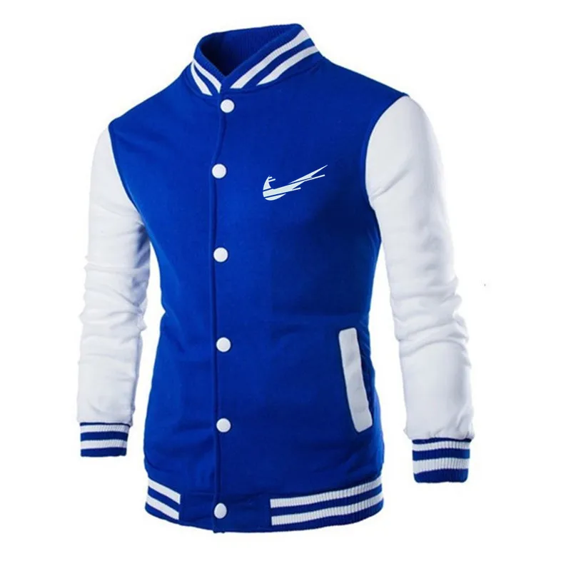 

2021 new fashion IКNIKEС couples stand collar baseball shirt jacket sweater pullover eight color