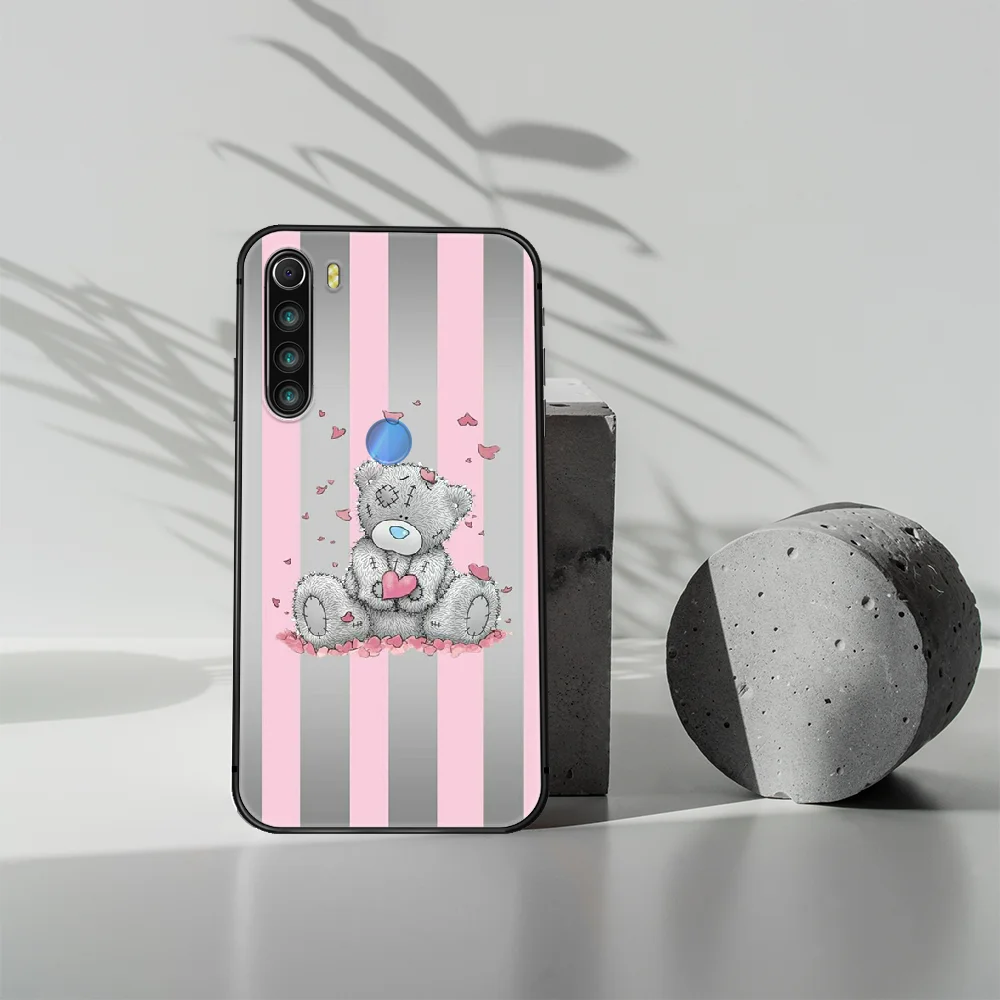 

Ted cute Bear Phone Case Cover Hull For XIAOMI Redmi 7 7a 8 8a 9 9a NOTE 6 7 8 8t 9 9s Pro Max 4X black Prime Luxury Hoesjes