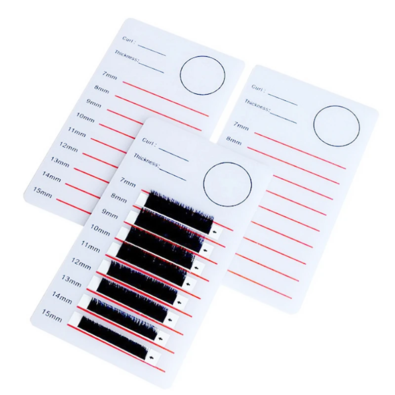 

1pcs Composite Plastic Board Adhesive Glue Lashes Holder Glue Holder Acrylic Lash Pallet Tile Palette Eyelash Extensions Tool