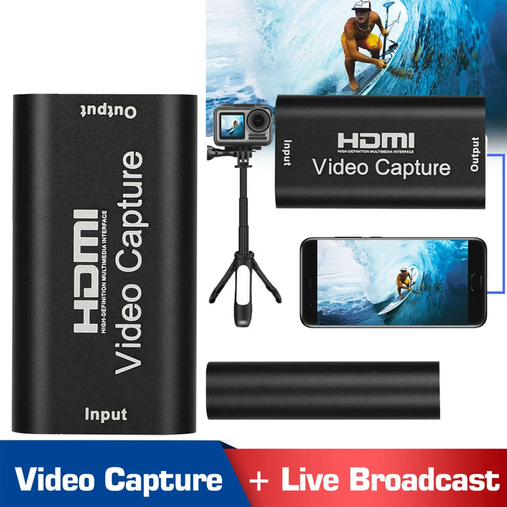 1080P HD 4K HDMI устройство для захвата видео с на USB 2 0|USB-гаджеты| |