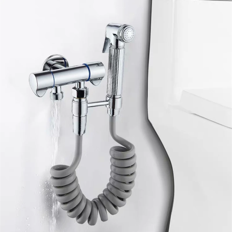 Пистолет распылитель LIUYUE для биде черный/хром латунь ванная комната настенный