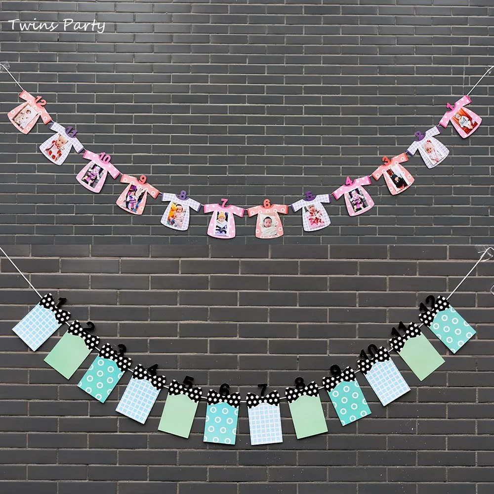 Гирлянда с надписью Baby Shower на 1 год|Флажки вымпелы и конфетти| |
