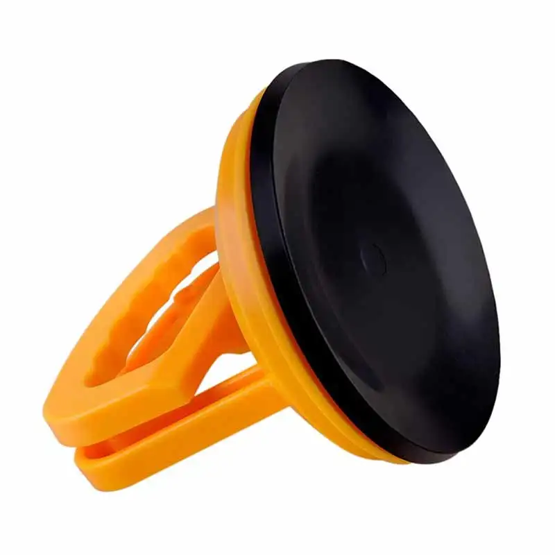 Поддерживающая присоска пластиковая оранжевая однокоготь стеклянная