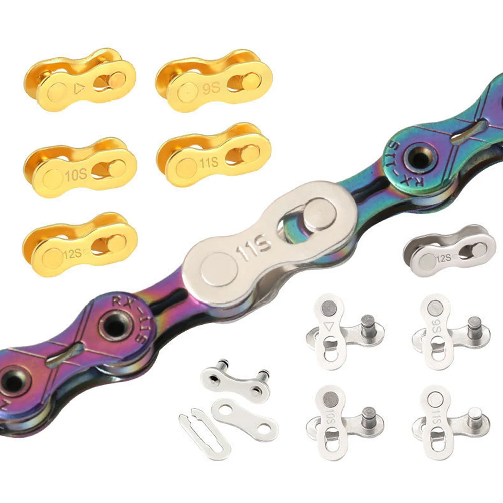 

6/7/8/9/10/11/12 Speed Bicycle Chain Connector Lock 5Pairs Quick Link Road Bike Buckle Joint Magic Buckle Master Cycling Parts