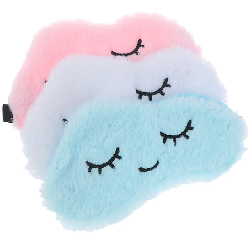 1 шт. милые плюшевые облако Форма сна Eyemask маска для глаз с героями мультфильмов