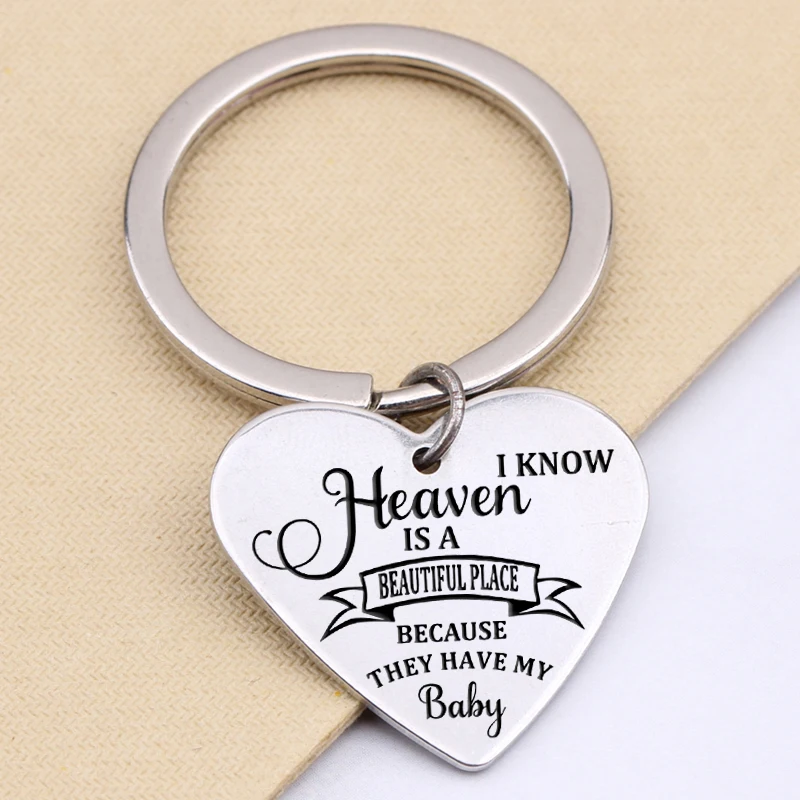 Памятный подарок брелок сердце кулон потеря ребенка Keepsake ювелирные изделия: Я