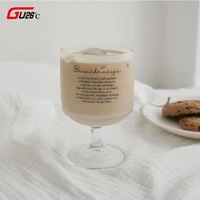 simple cocktail dessert glass cup goblet ice cream cups cold dish bowls snack yogurt container for wedding bar party glass