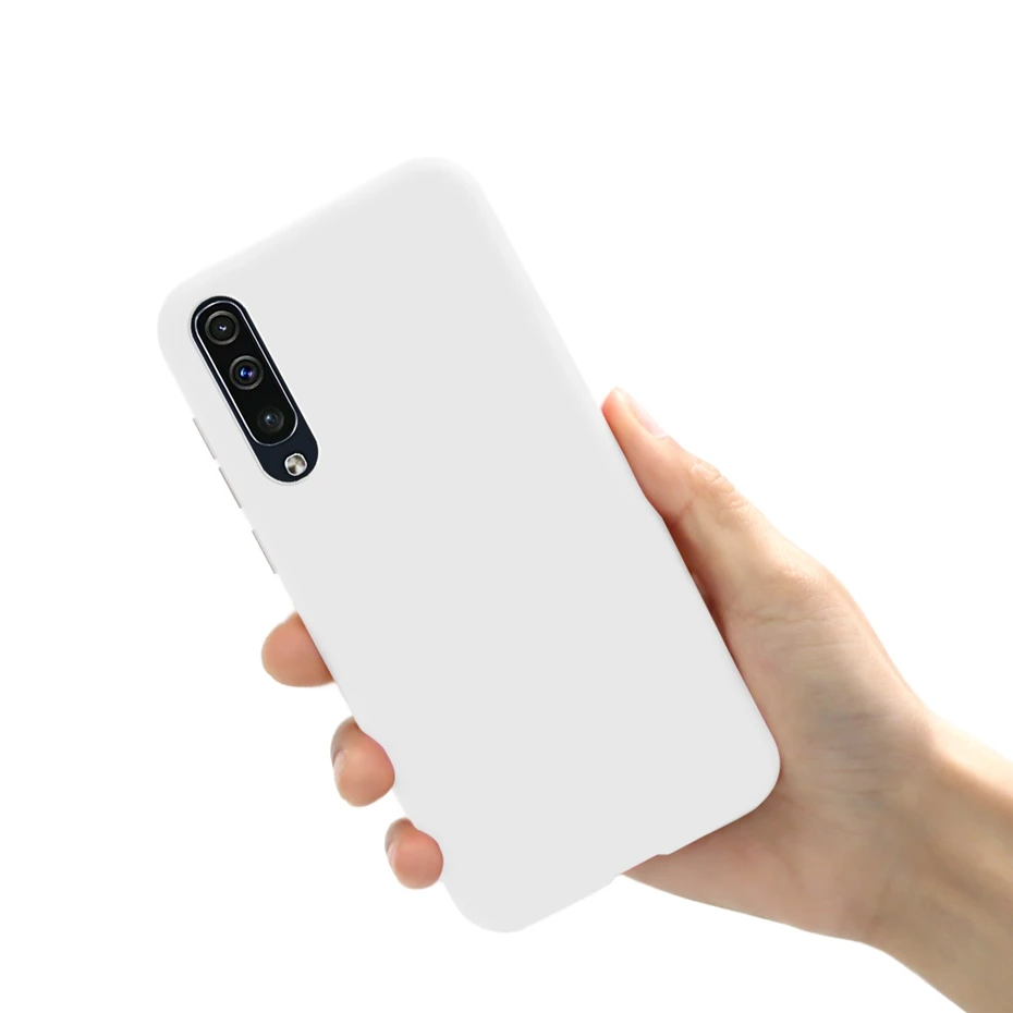 White Для samsung Galaxy A50 чехол СИЛИКОН ТПУ задняя крышка чехол для телефона для защиты samsung A50 A 50 A505 A505F SM-A505F мягкий чехол - Цвет: White
