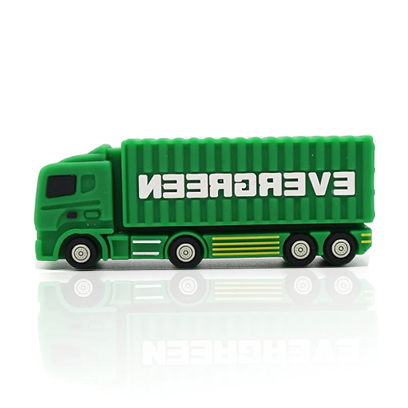 Флешка 64 Гб мультяшная ручка для грузовика 32 силиконовая usb флешка 4 ГБ 8 16 memoria