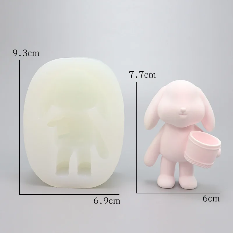 Формы для шоколада сделай сам в виде кролика форма кубика льда силиконовый