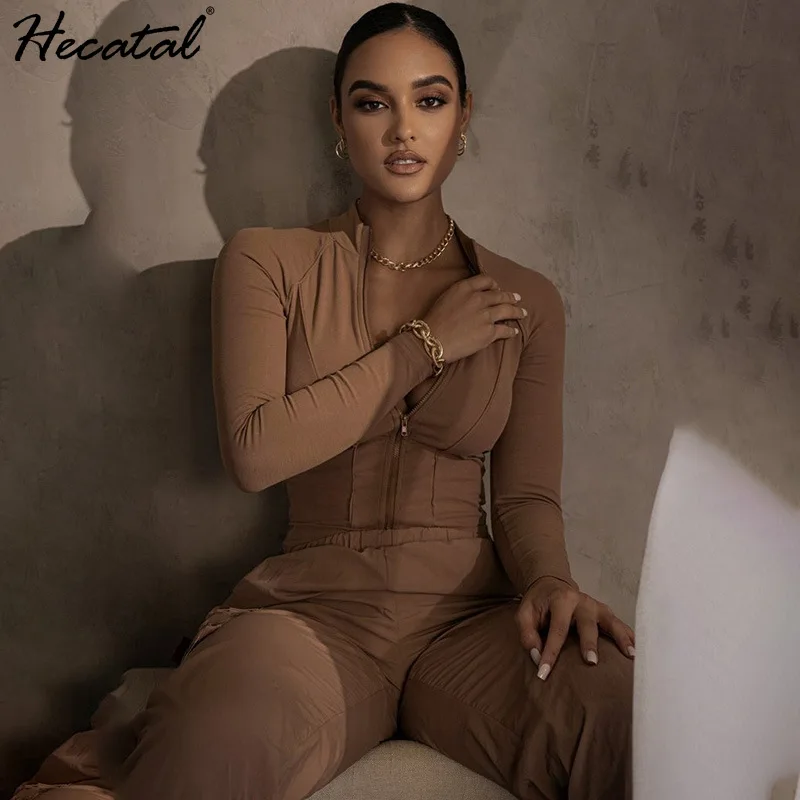 

Heeatal Sexy Rompers Womens Jumpsuit Shorts Long Sleeve Bodysuit Fitted Jumpsuit Women Fall 2021 Women Clothing Romper Women