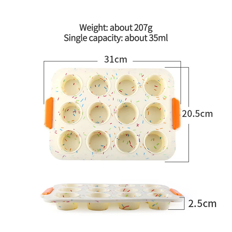 12 Отверстия силиконовой формы круглый кулон покрытый Форма Fondant (сахарная) форма