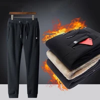 thicken sweatpants winter mens fleece pants heavyweight warm trousers male wool casual pant sports jogges plus size l 8xl