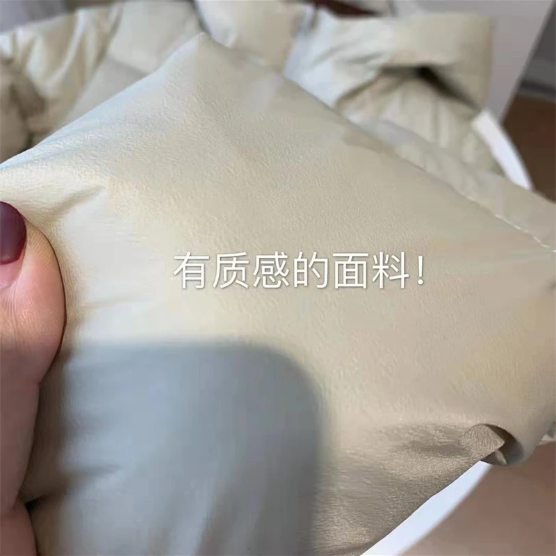 

YOSIBCD Women 2021 Fashion With Drawstring Winter Thick Warm Parkas Coat Vintage Long Sleeve Hooded Female Outerwear Chic Tops