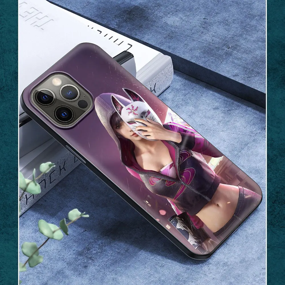 

Phone Case For iPhone 11 12 Pro XS Max 8 7 Plus X XR Silicone Soft TPU Black Shell Back Cover Coque Fundas Bag Fashion PUBG Game