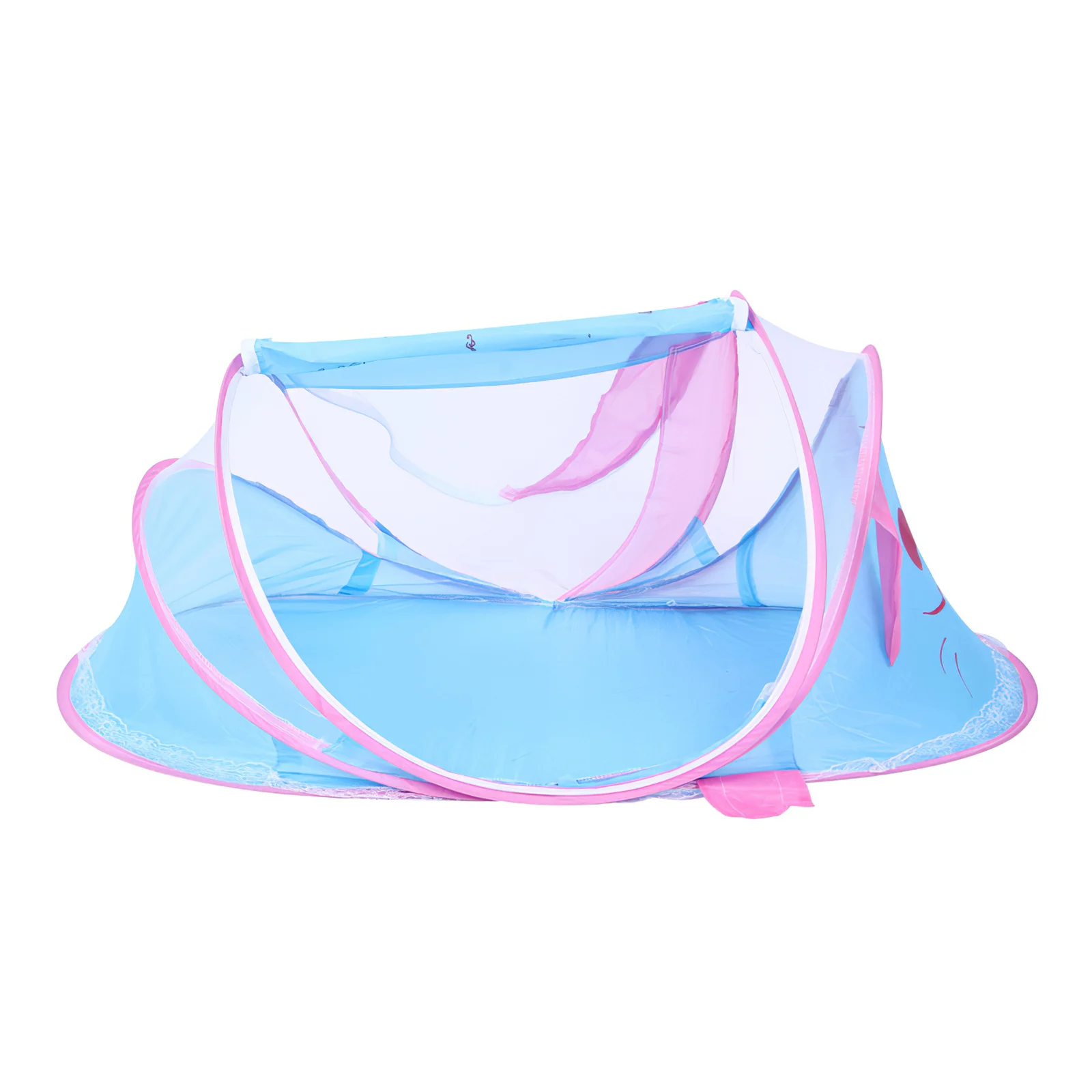 

Cute Dog Pattern Fine Mesh Breathable Bedding Crib Cover Folding Baby Mosquito Net Tent Travelling Portable Baby Mosquito Net
