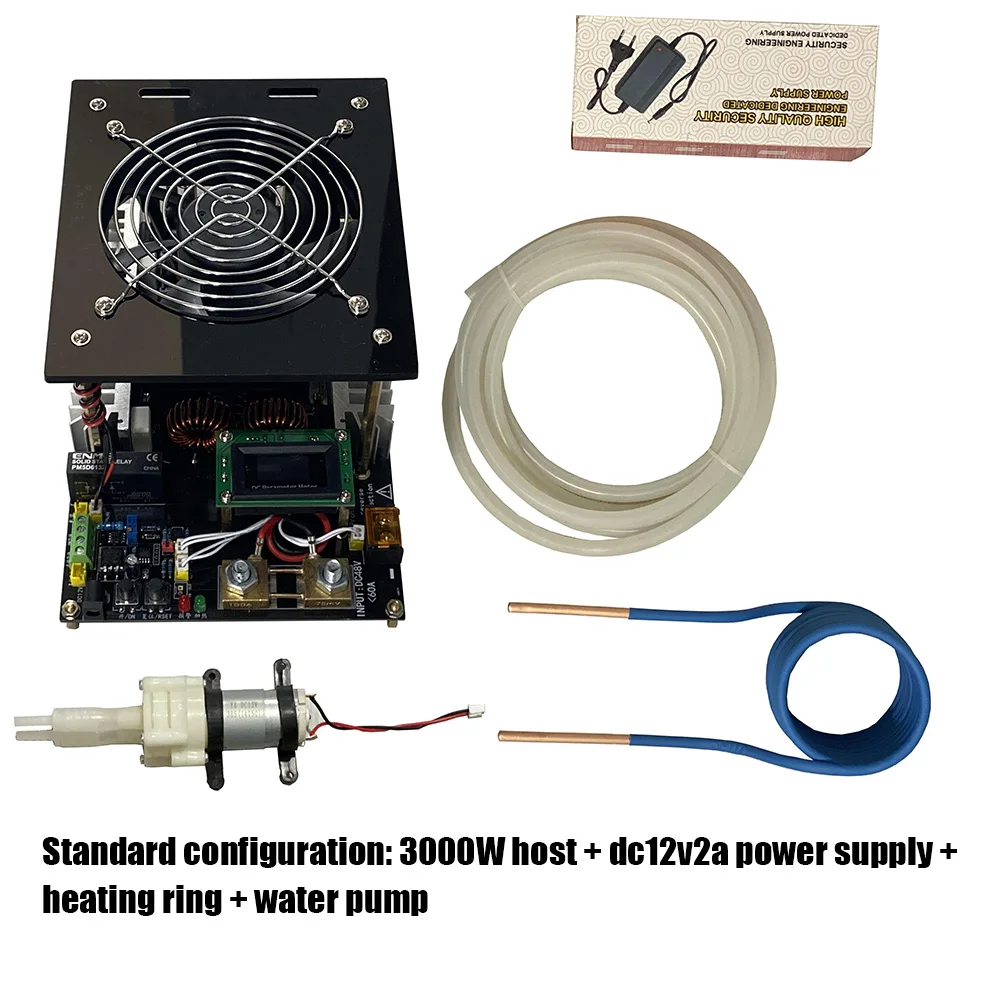 Индукционная нагревательная машина 3000 Вт с измерителем мощности Защита от