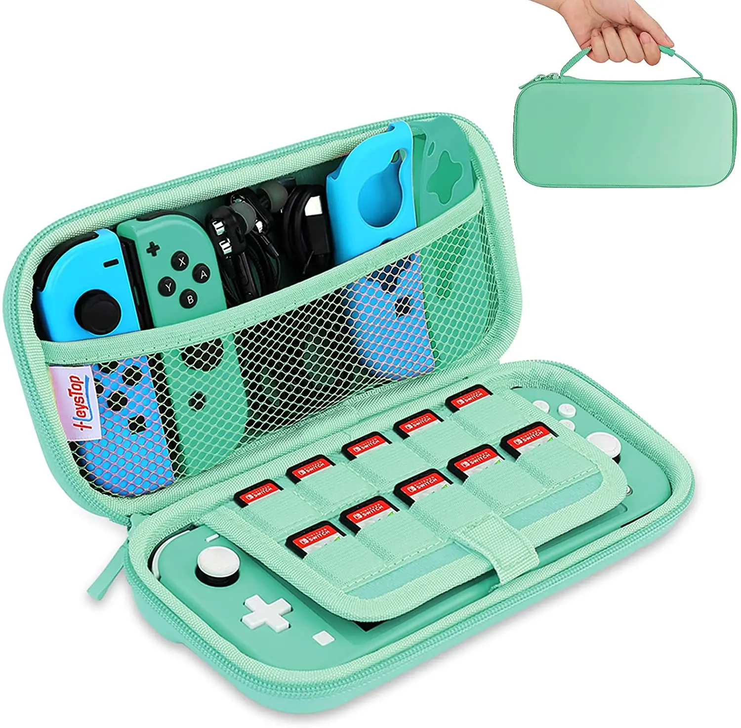 

HEYSTOP Carrying Case Compatible with Nintendo Switch Lite,Portable Protective Case for Switch Lite with Storage