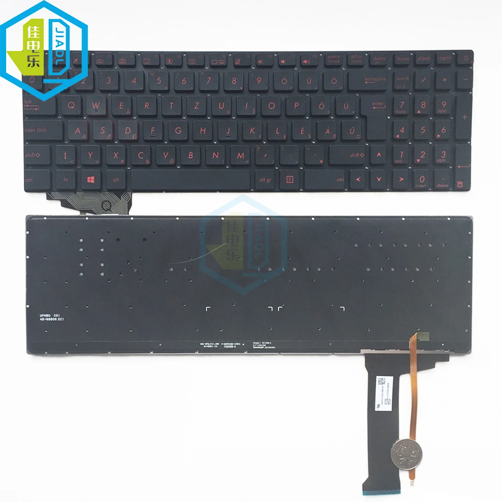 

NEW Hungary gaming laptop keyboard for ASUS ROG N551 N551J N551JK N551JM N551JQ N551ZU N751 HU keyboards backlit 9Z.N8BBQ.Q0Q