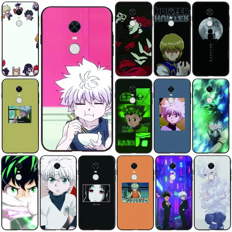 Аниме Hunter X охотников чехол для телефона Redmi 7A 4X детей 5 6 7 8 8A 5Plus GO Note 4/4X K20/Mi Max Pro