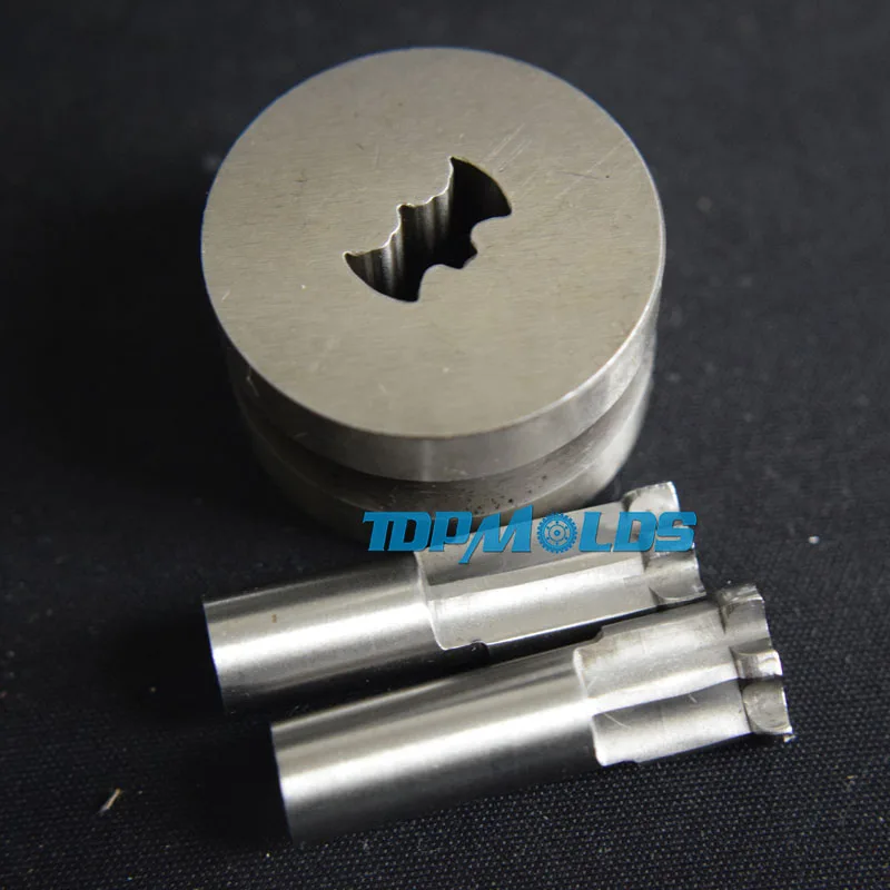 Bat Milk Tablet Die 3D Punch Press Mold Candy Punching Die Custom Logo Calcium Tablet Punch Pill Press Manual Die