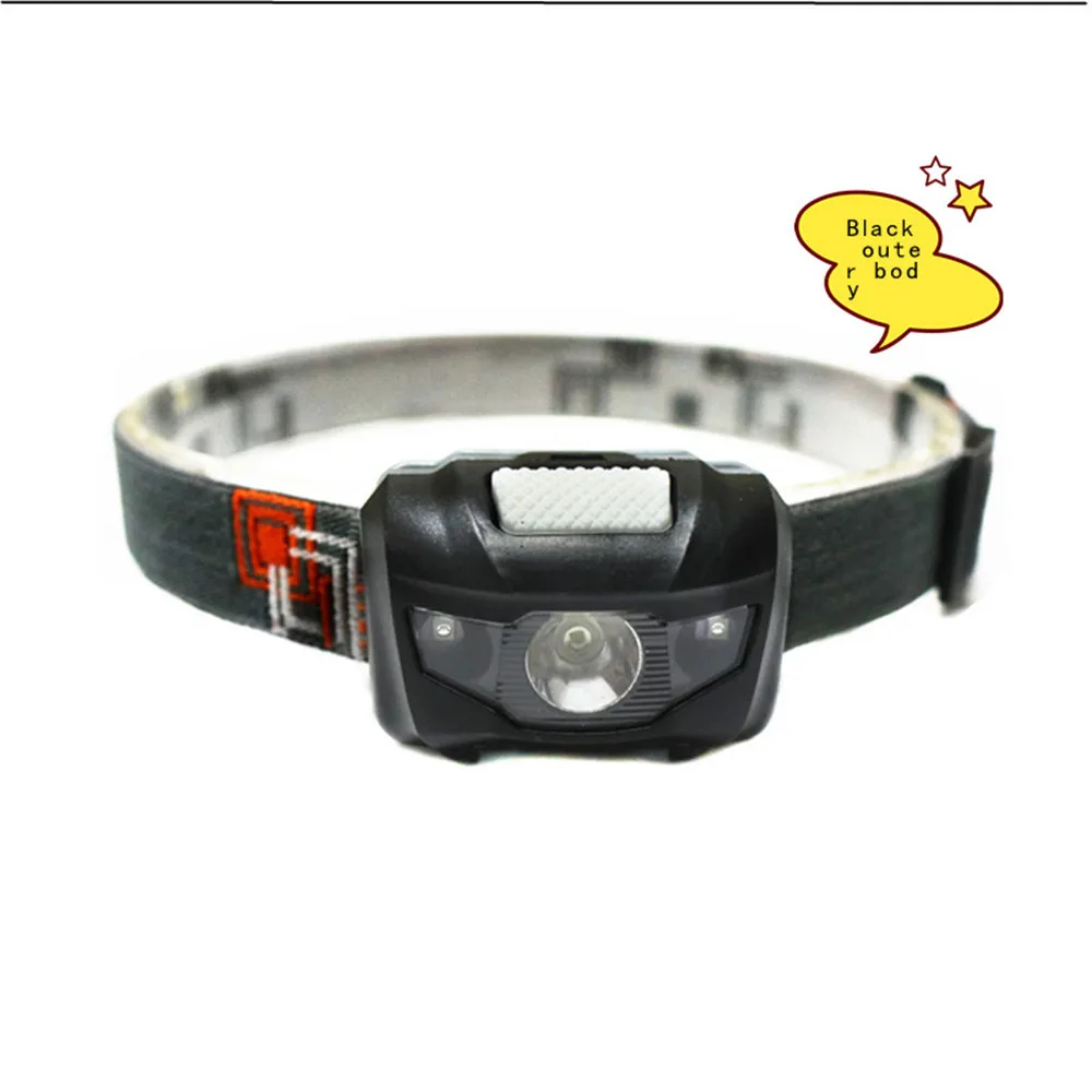 Налобный мини фонарь 3 светодиода 4 режима на батарейках ААА|Налобные LED-фонари| |