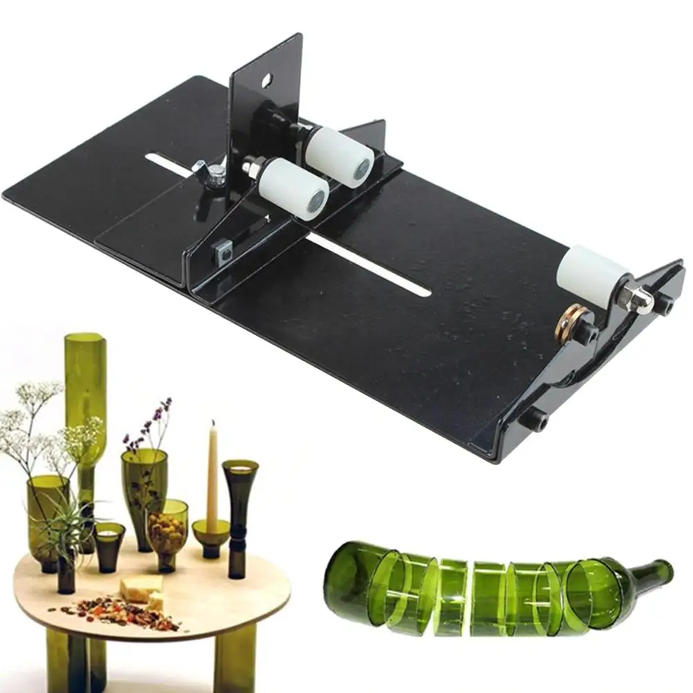 

Stainless Steel Glass Bottle Cutter DIY Art Craft Wine Container Cutting Tool Better Cutting Control Create Glass Sculptures