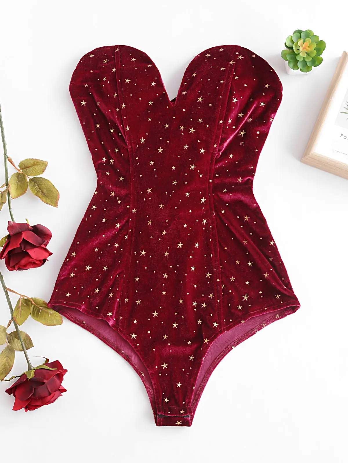 Женские сексуальные комплекты нижнего белья ZAFUL со звездами на шнуровке