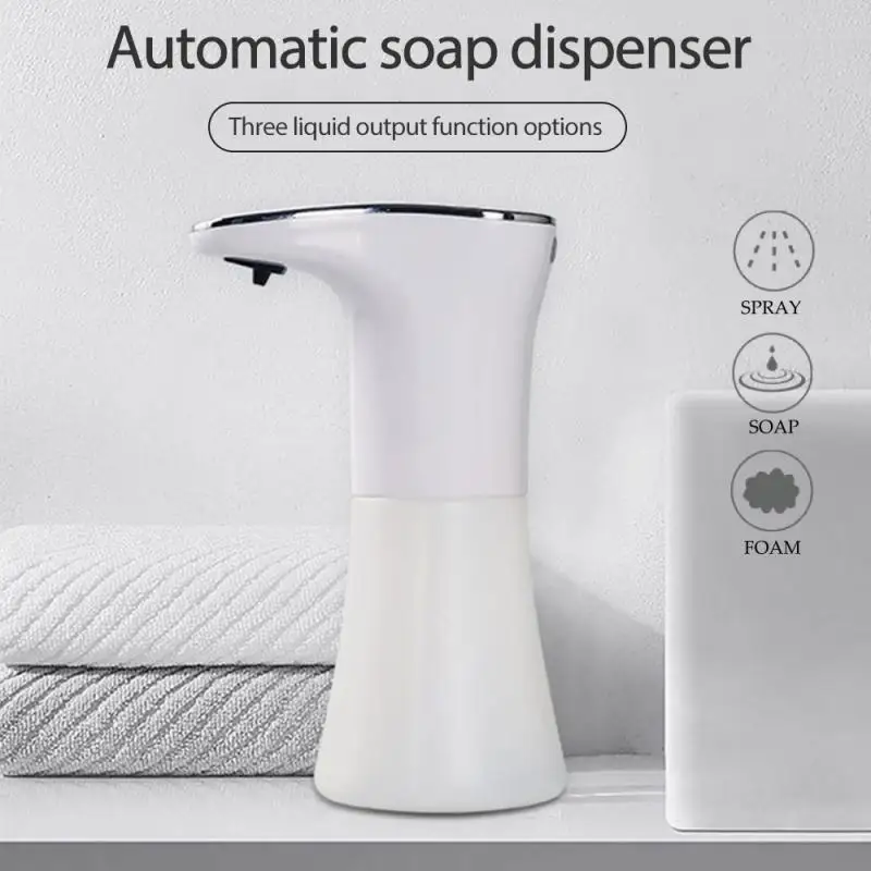 

Portable Automatic Alcohol/foam/gel Type Sensor Liquid Soap Dispenser Sprayer Infrared Sensor USB Rechargeable Bathroom Kitchen