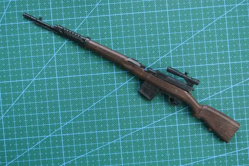 1:6 SVT-40 винтовка пистолет Модель с покрытием пластик военная модель аксессуары для 1" экшн фигуры дисплей коллекция