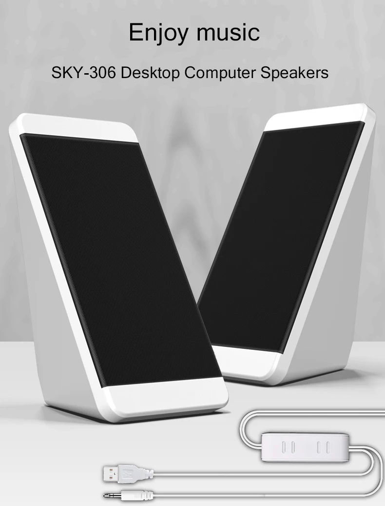 USB проводные компьютерные колонки 2 шт. PC Угол наклона рога для ноутбука Настольный телефон аудио динамик мультимедиа громкий динамик EX51