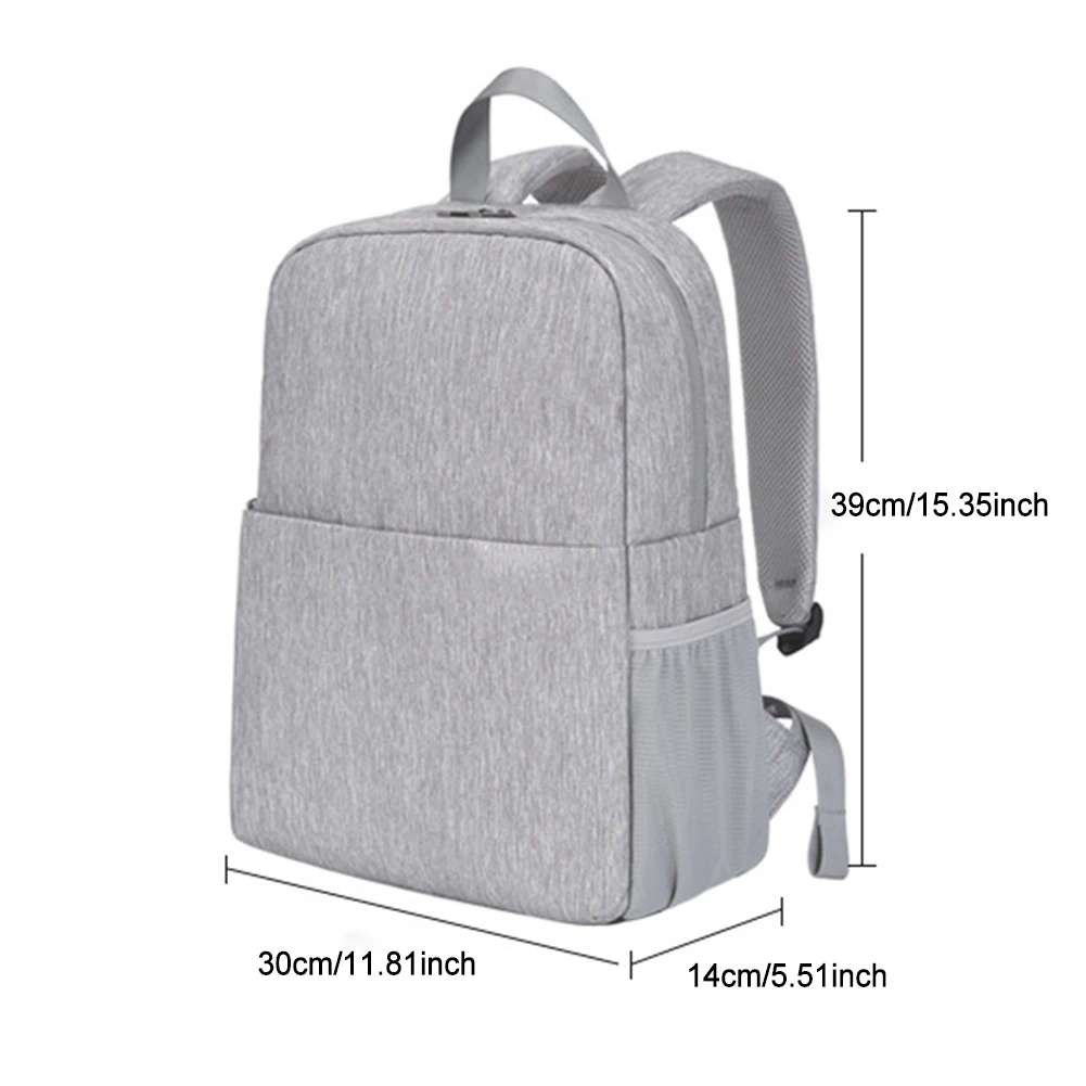 outdoor camera backpack shockproof zipper closure full protection with compartment large capacity photography waterproof nylon free global shipping