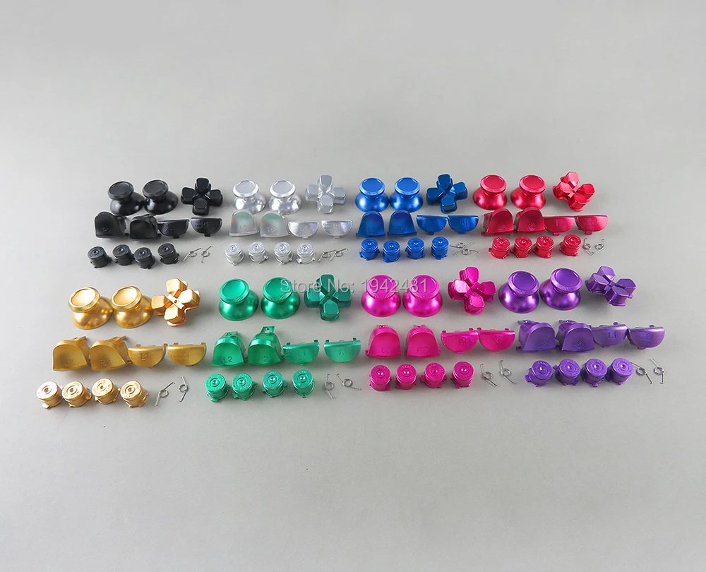 8 комплектов цветные алюминиевые колпачки для ps4 jds040|Запасные части| |