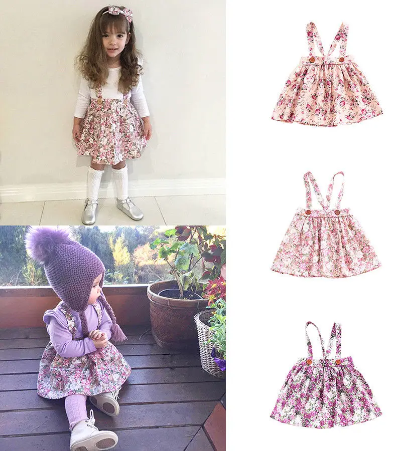 От 0 до 4 лет милые юбки с цветочным рисунком для маленьких девочек детские