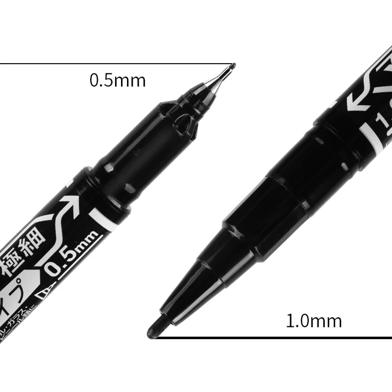 Маркерная ручка ZEBRA 12 шт./лот двухсторонняя быстросохнущая масляная с крючком для