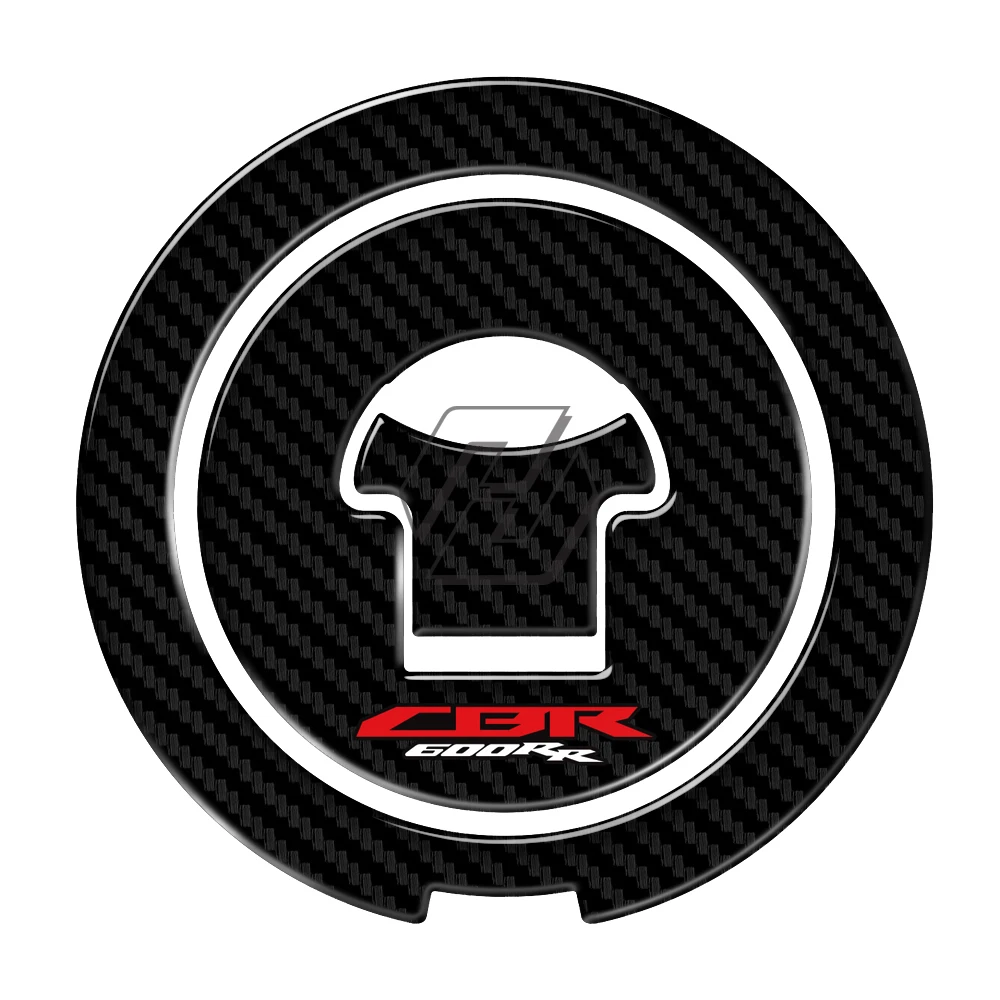 

3D Carbon-look Motorcycle Fuel Gas Cap Protector Decals Case for Honda CBR600RR CBR 600RR 2003-2016