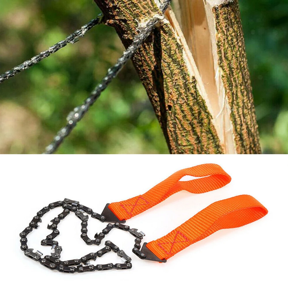 Chain Saw Pocket Tool String Hand Gear Emergency 24 Inch Portable Hacksaw Mountaineering Outdoor Survival Handle Camping
