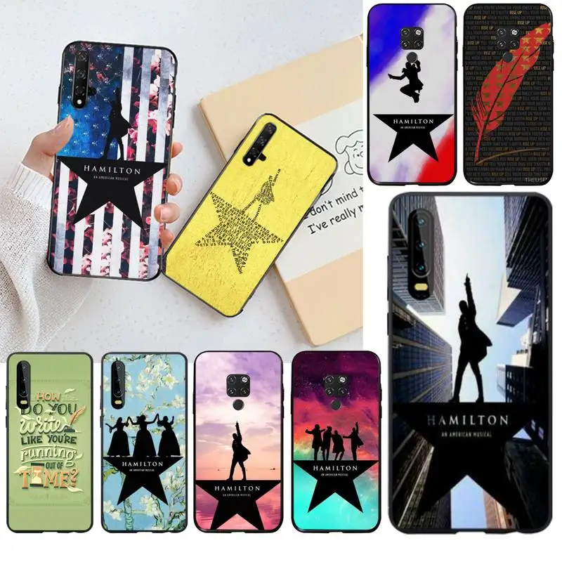 Милый чехол HPCHCJHM для телефона с музыкальной лирицей Гамильтона Huawei P30 P20 lite Mate 20 Pro