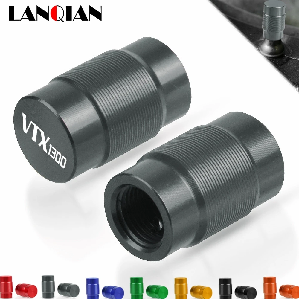 

For Honda VTX1300 Motorcycle Aluminum Wheel Tire Valve Stem Caps Airtight Covers VTX1300 2003 2004 2005 2006 2007 2008 Parts