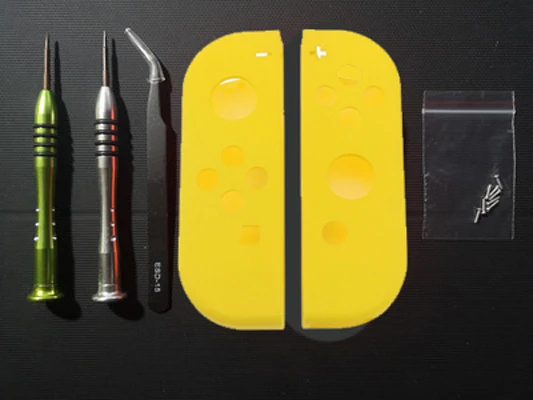 Yellow Для nintendo Switch NS NX Joy-Con контроллер DIY пользовательский сменный корпус Joy Cons белый чехол для nintendo Switch Joycon - Цвет: Yellow