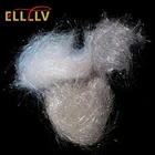 Материал для вязания креветок, ультратонкое ледяное волокно для вязания мушек Nymph Pearl оливковый черный оранжевый Caddis зеленый цвет