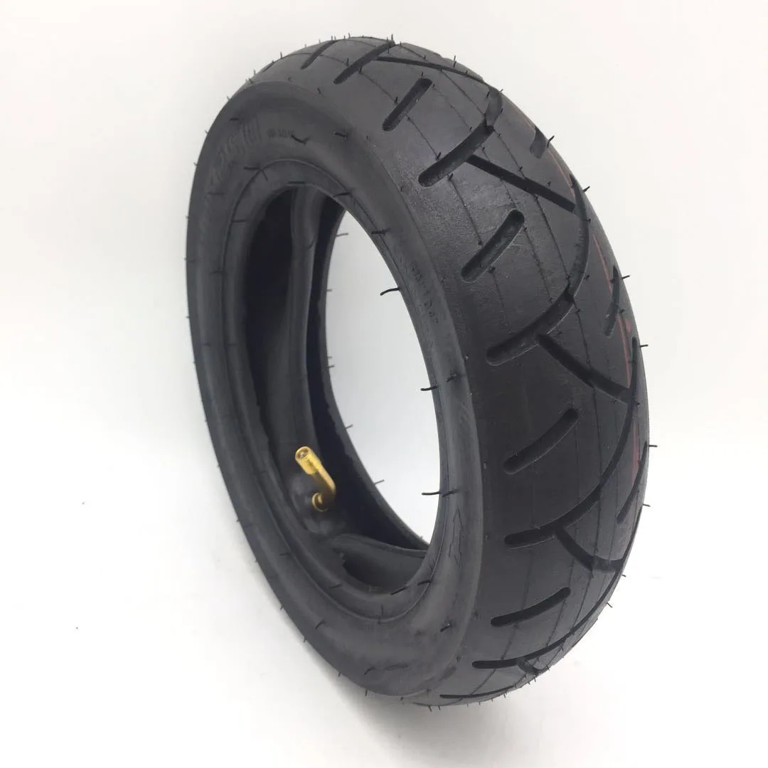 one set B 10 inch scooter tires 10x2.5 tire 10 inch wheel inner tube 10 inch elecetric adult sctooer inflate rubber tyre - Color: one set B