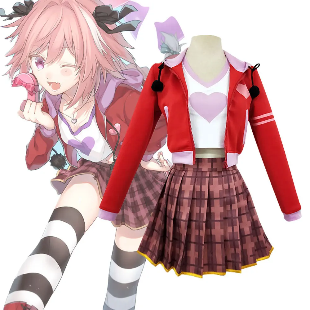 Fate/Apocrypha Косплей Костюм FGO Astolfo пальто Лолита Daydress школьная форма | Тематическая
