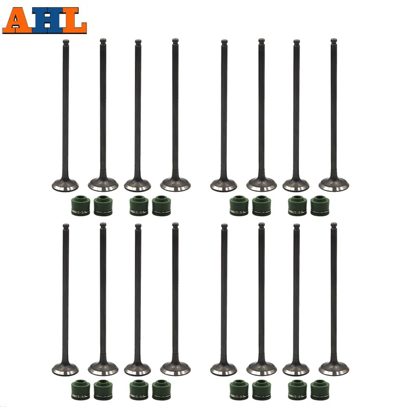 AHL 8 пар 16 шт. комплект впускных и выпускных клапанов Набор уплотнений для стержня