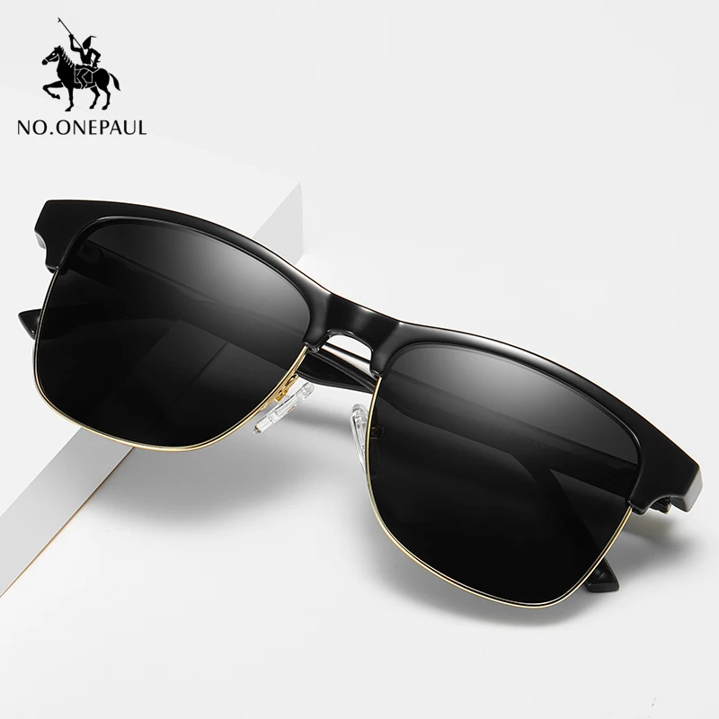 Нет. ONEPAUL модные черные солнцезащитные очки UV400 покрытие линз вождения для